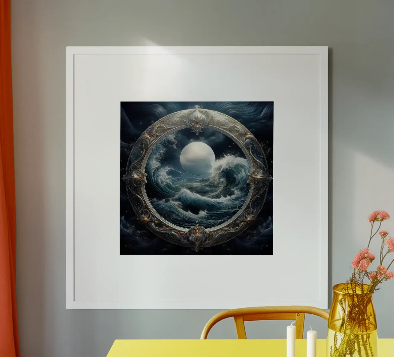 cielo poster con telaio in alluminio da kimmindmuse