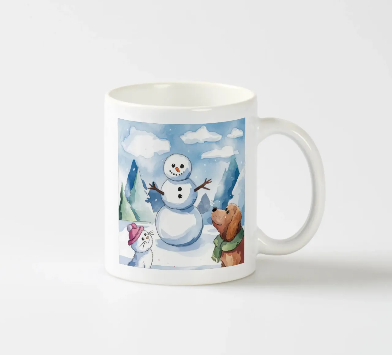 Snowland Magic Reunion ceramic mug by Timeless Huse