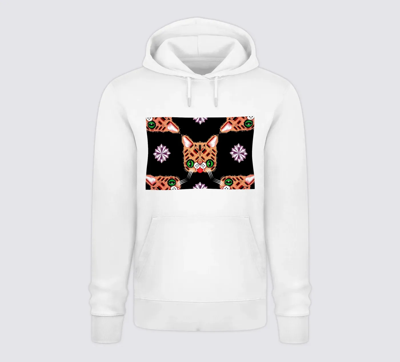 Lil Bub Pattern hoodie van Chobopop