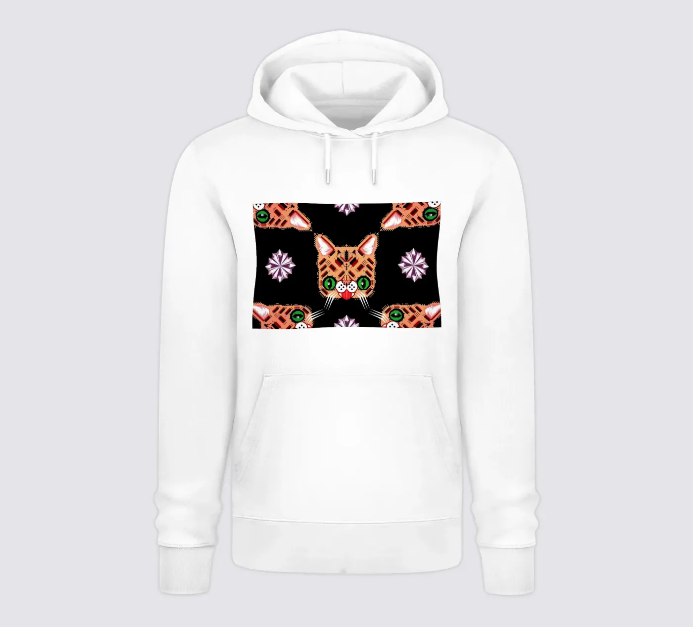 Lil Bub Pattern hoodie van Chobopop
