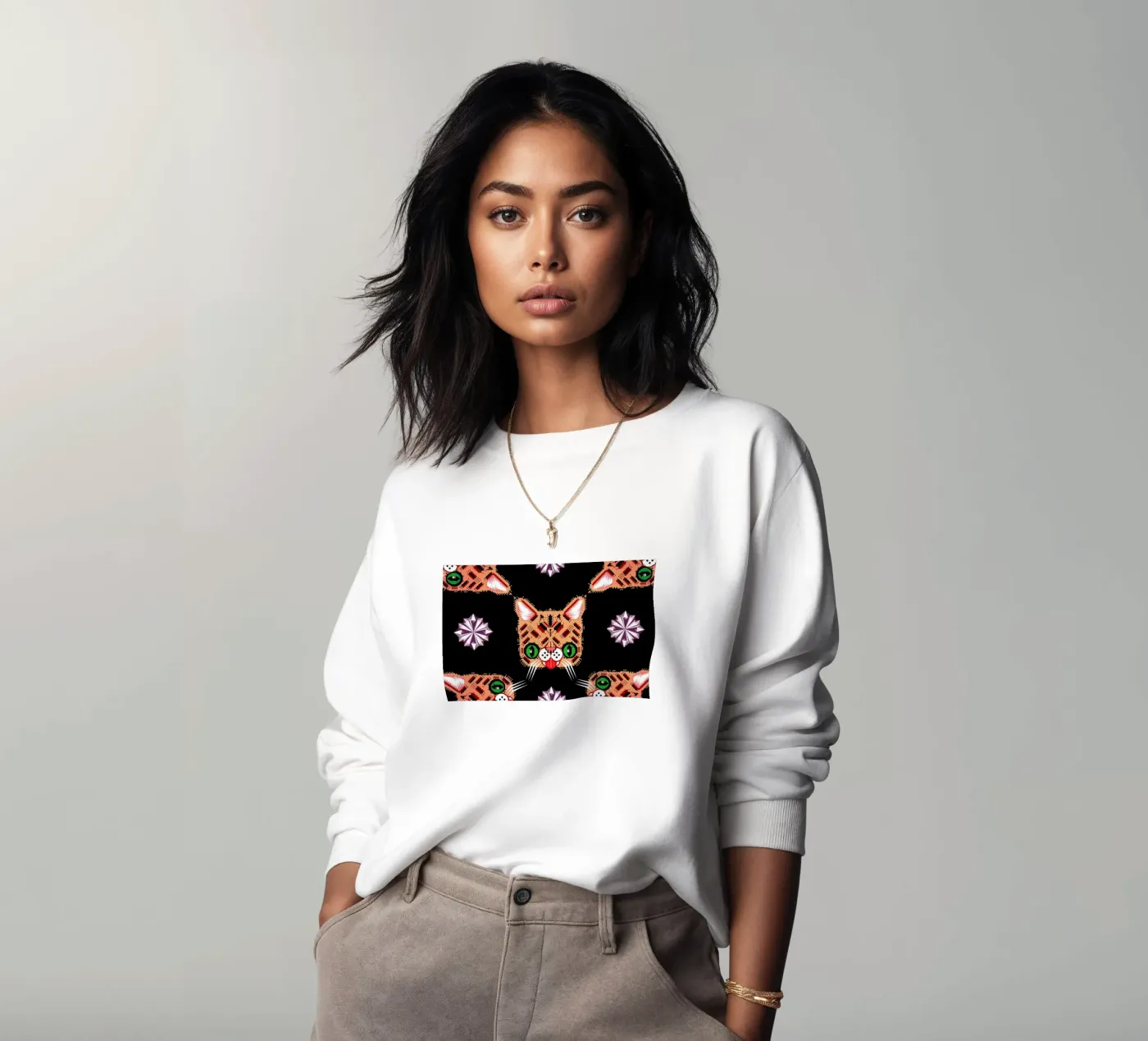 Lil Bub Pattern sweat de Chobopop