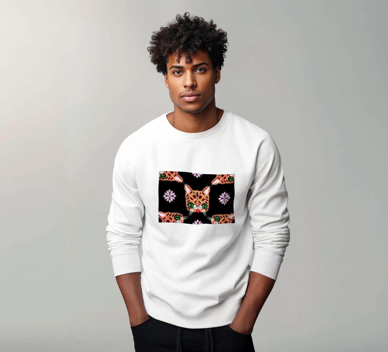 Lil Bub Pattern felpa da Chobopop