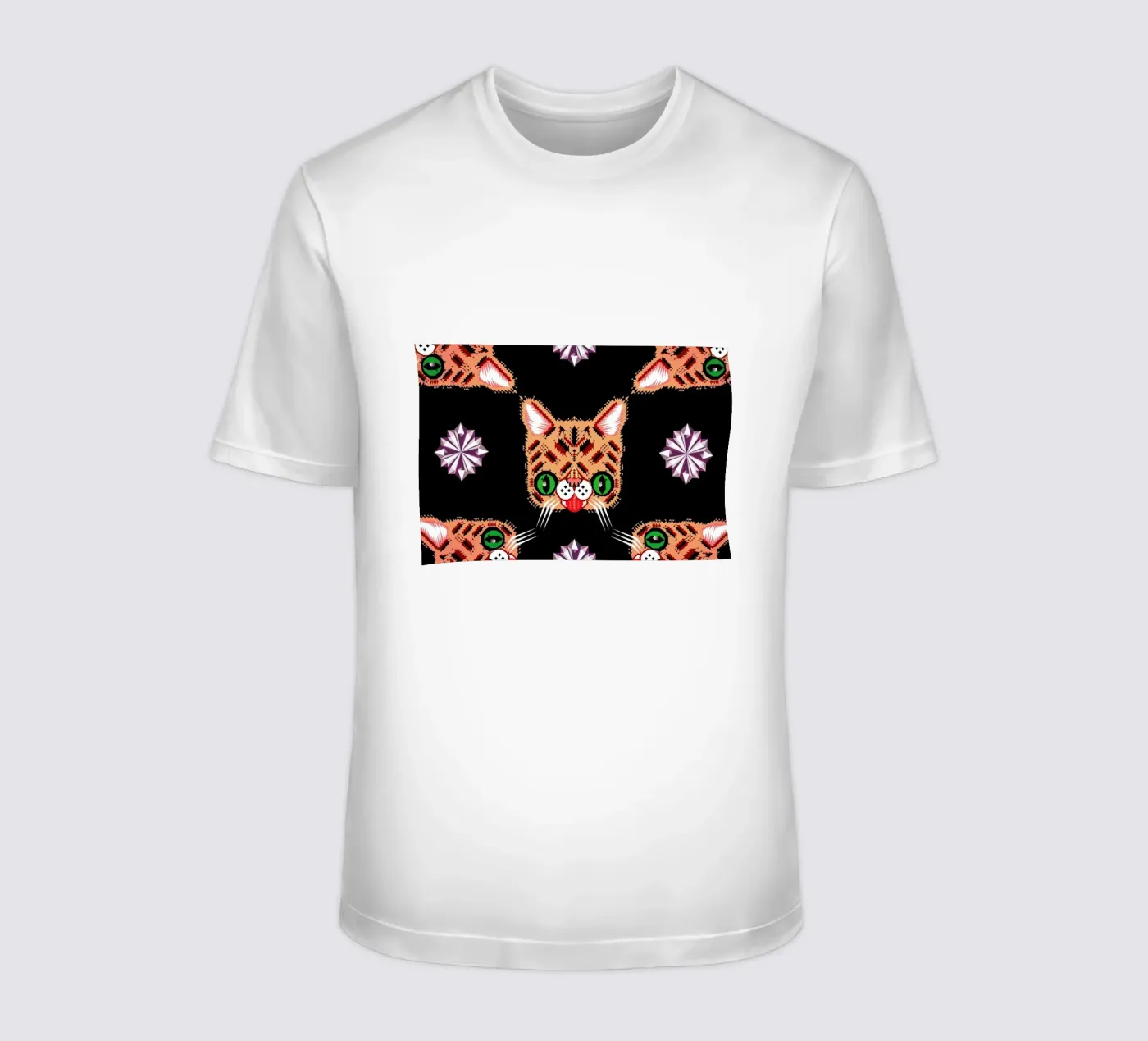 Lil Bub Pattern t-shirt van Chobopop
