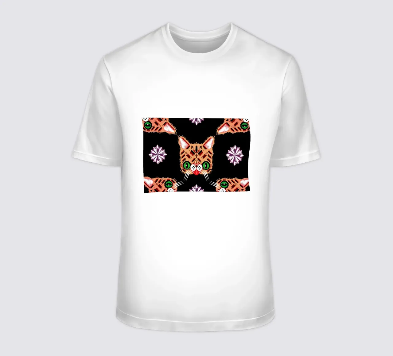 Lil Bub Pattern T-Shirt von Chobopop