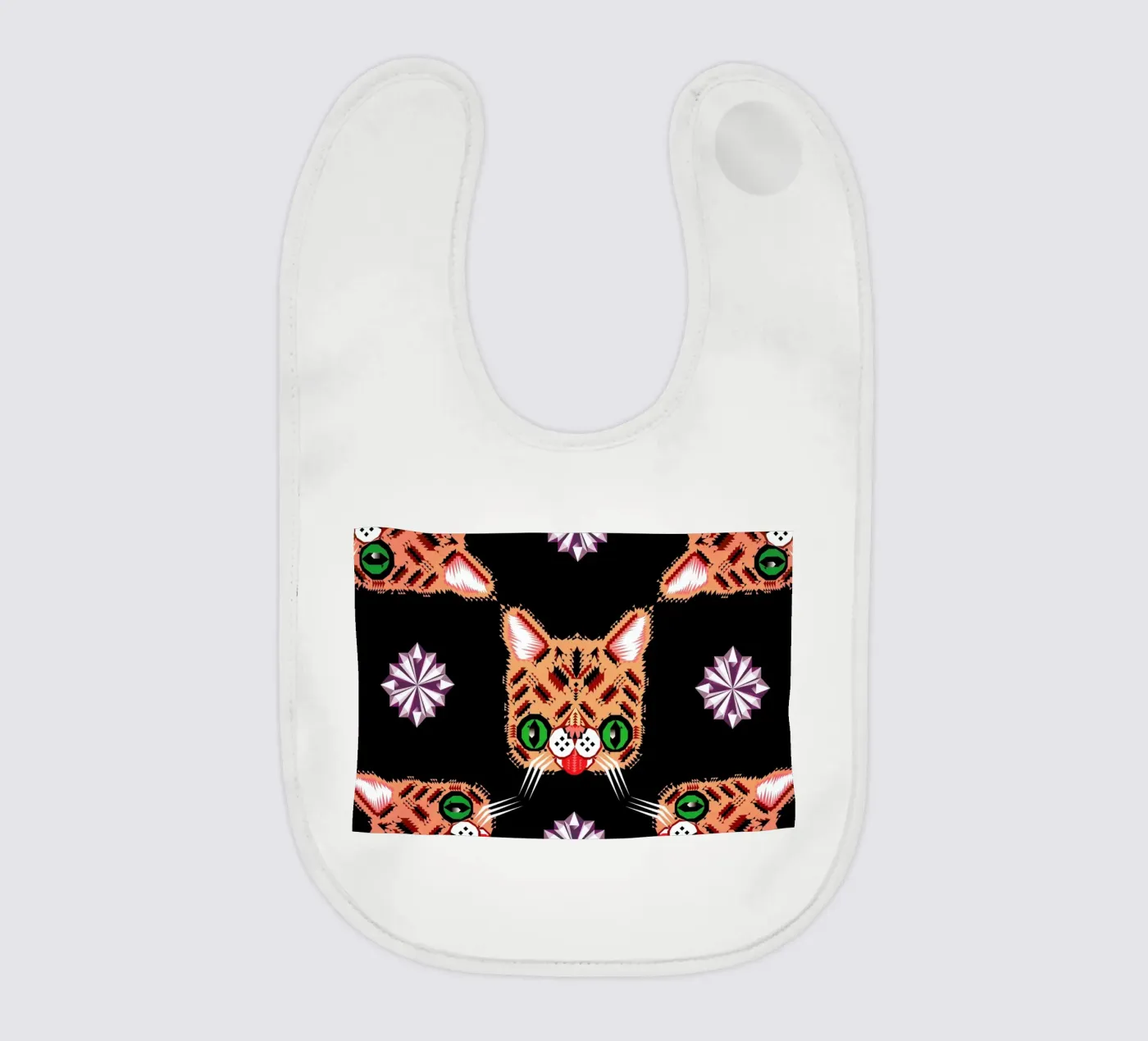 Lil Bub Pattern bavaglino da Chobopop