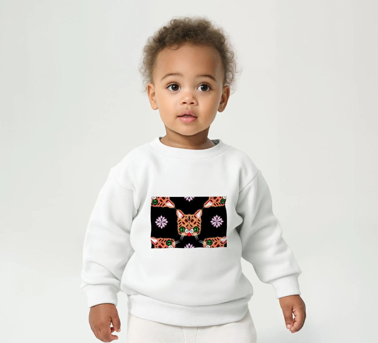 Lil Bub Pattern felpa neonato da Chobopop