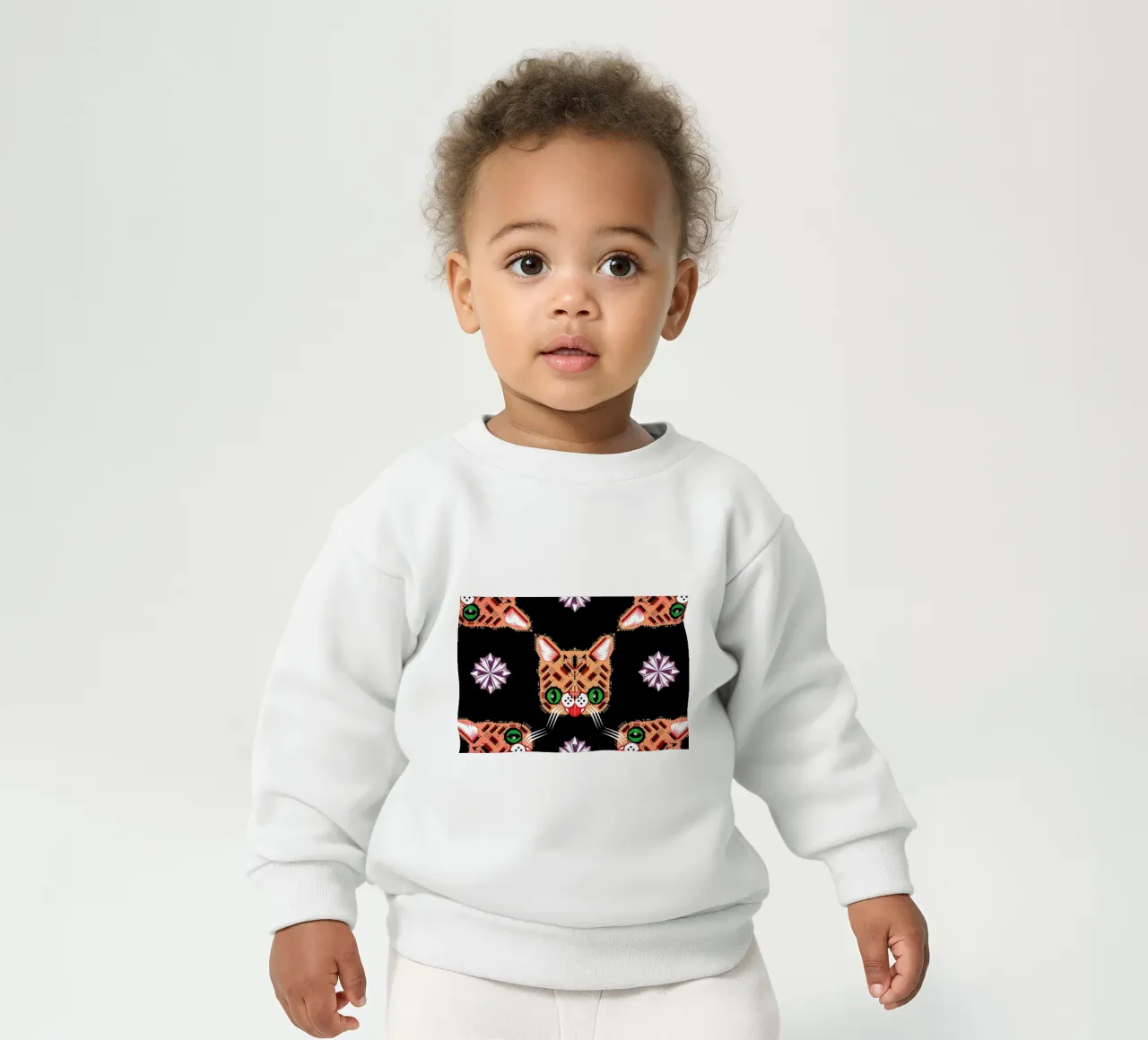 Lil Bub Pattern felpa neonato da Chobopop