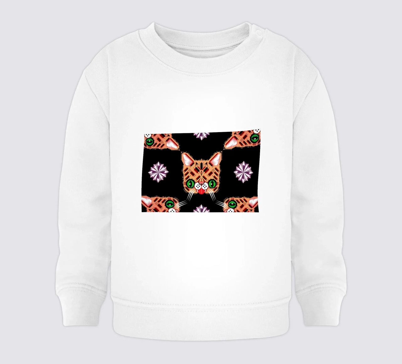 Lil Bub Pattern felpa neonato da Chobopop