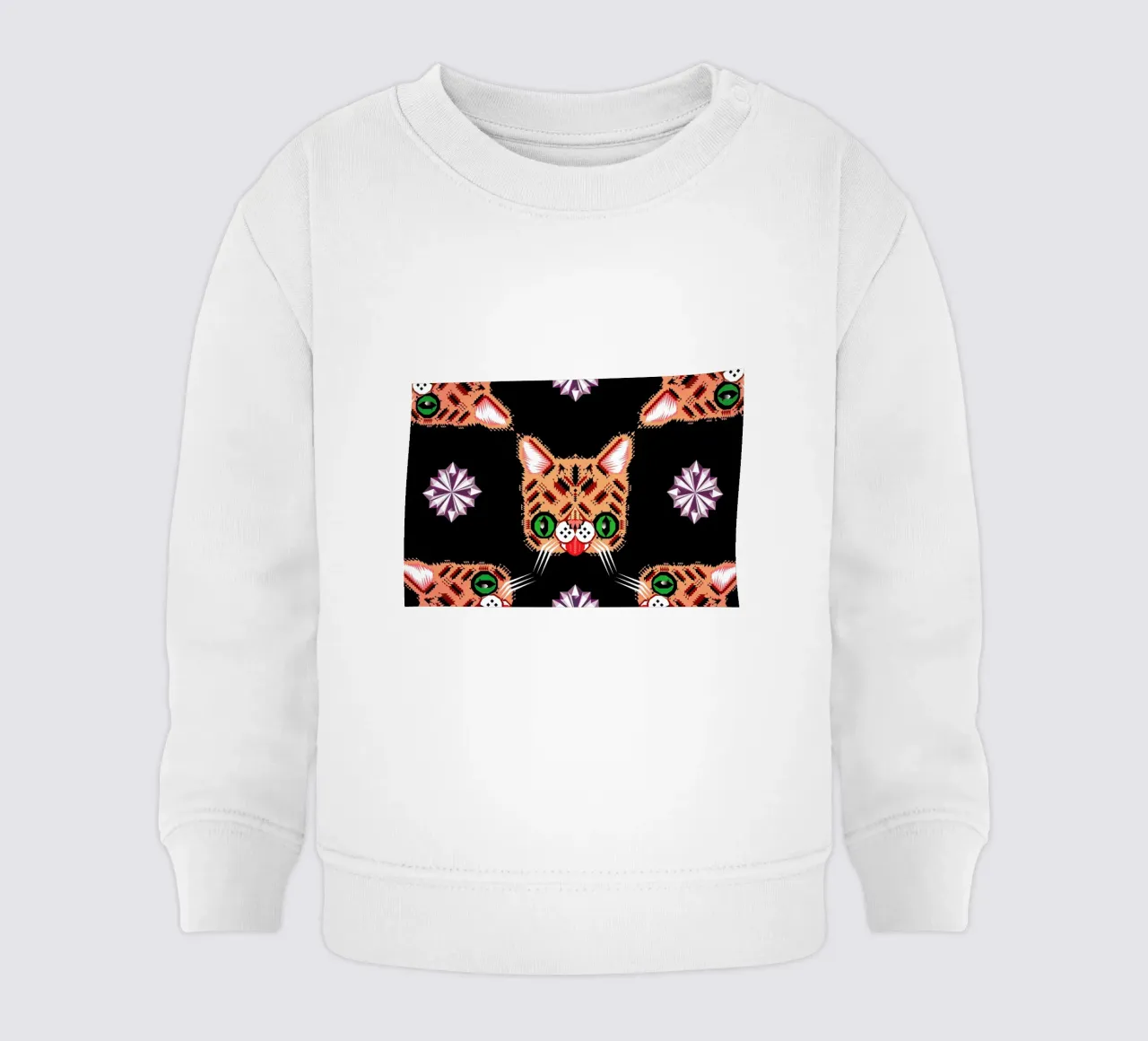 Lil Bub Pattern felpa neonato da Chobopop