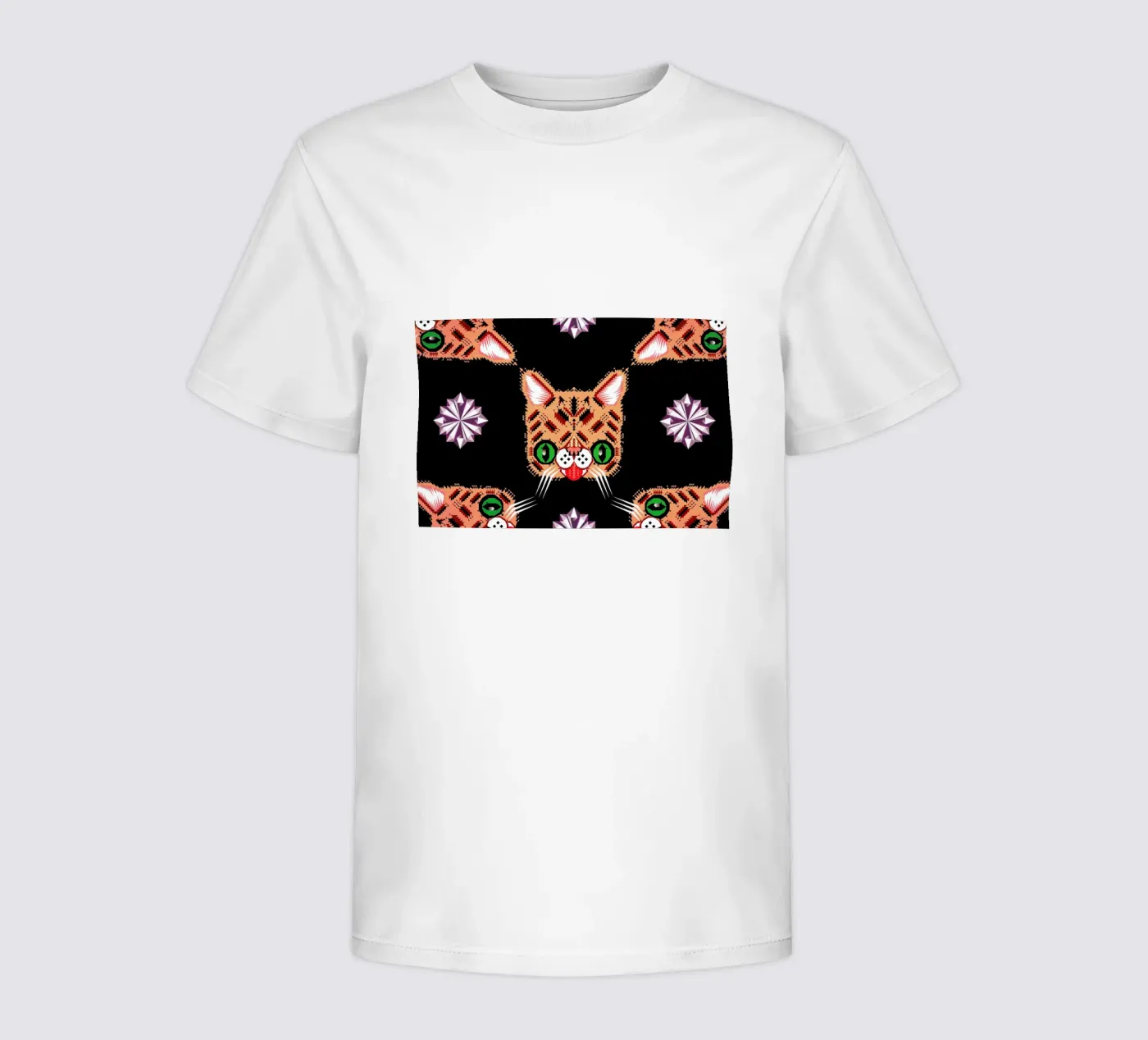 Lil Bub Pattern kids t-shirt by Chobopop