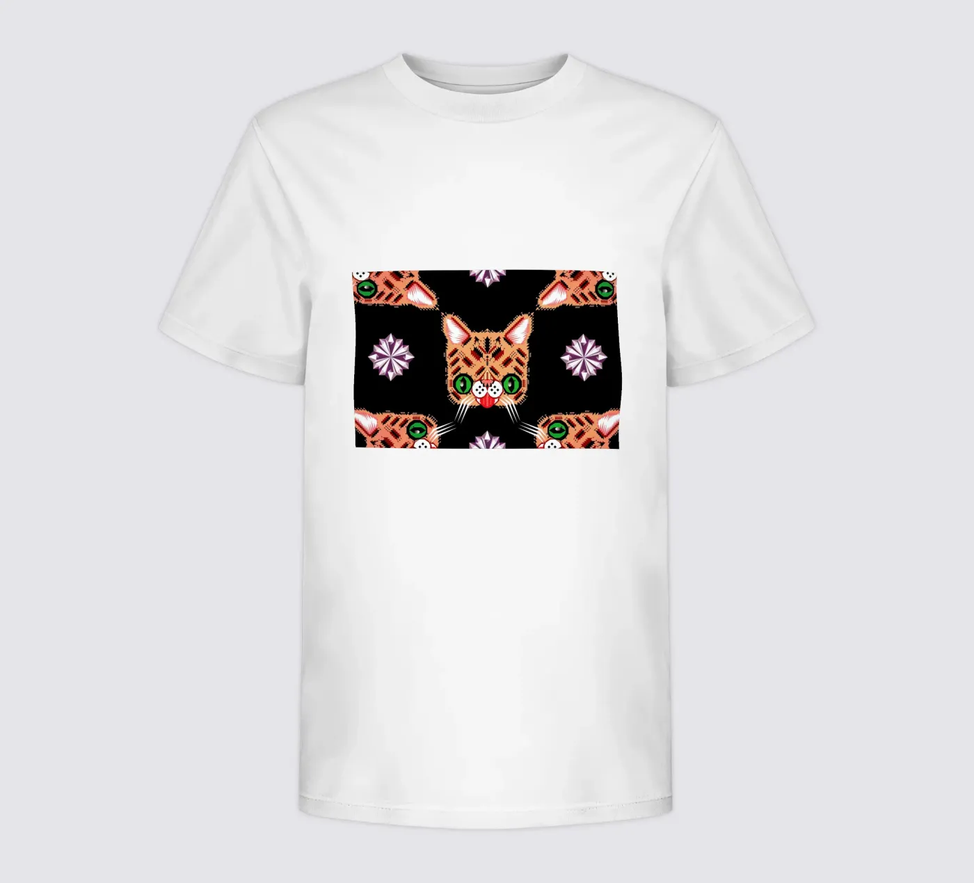 Lil Bub Pattern kids t-shirt by Chobopop