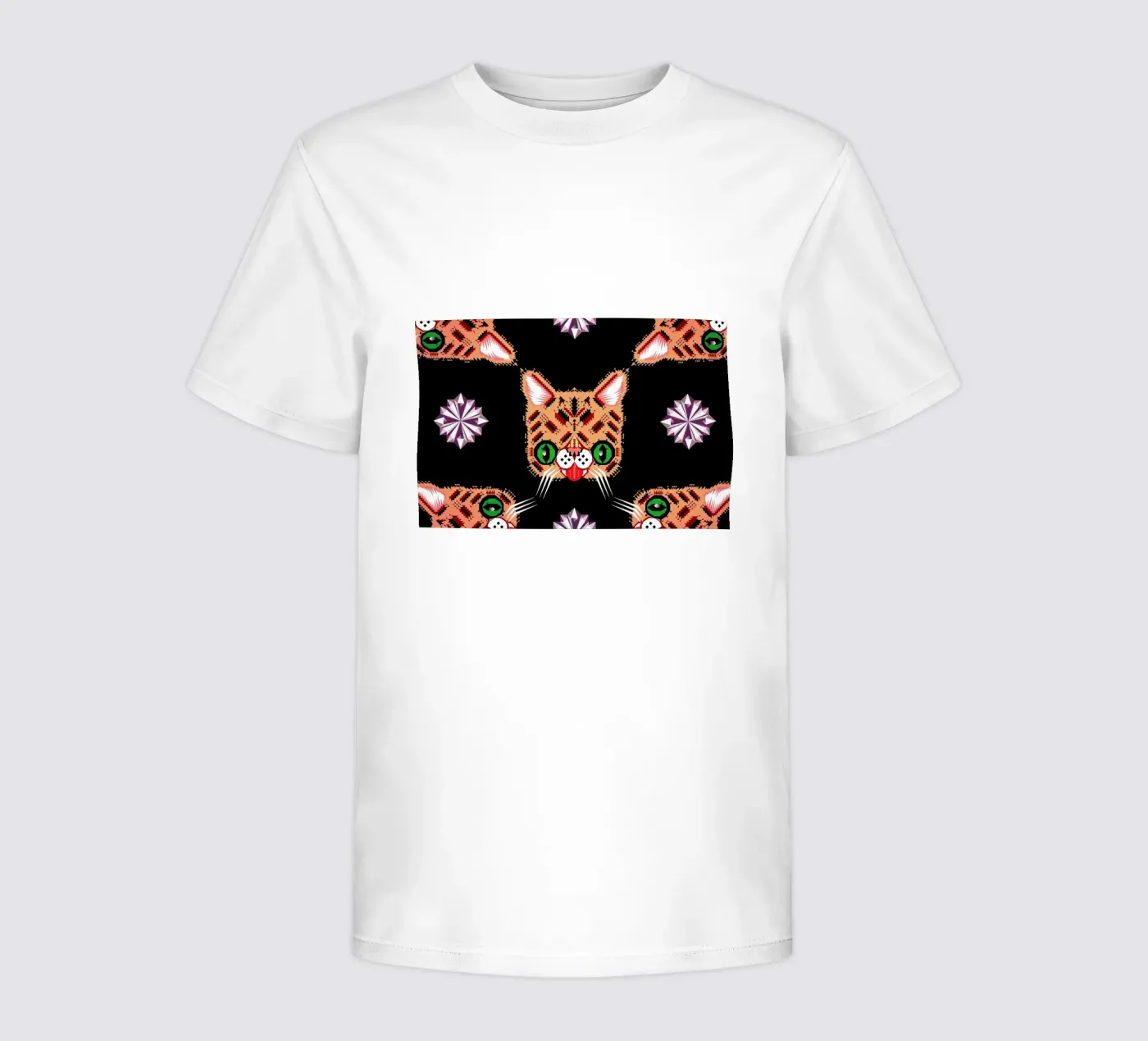 Lil Bub Pattern kids t-shirt by Chobopop