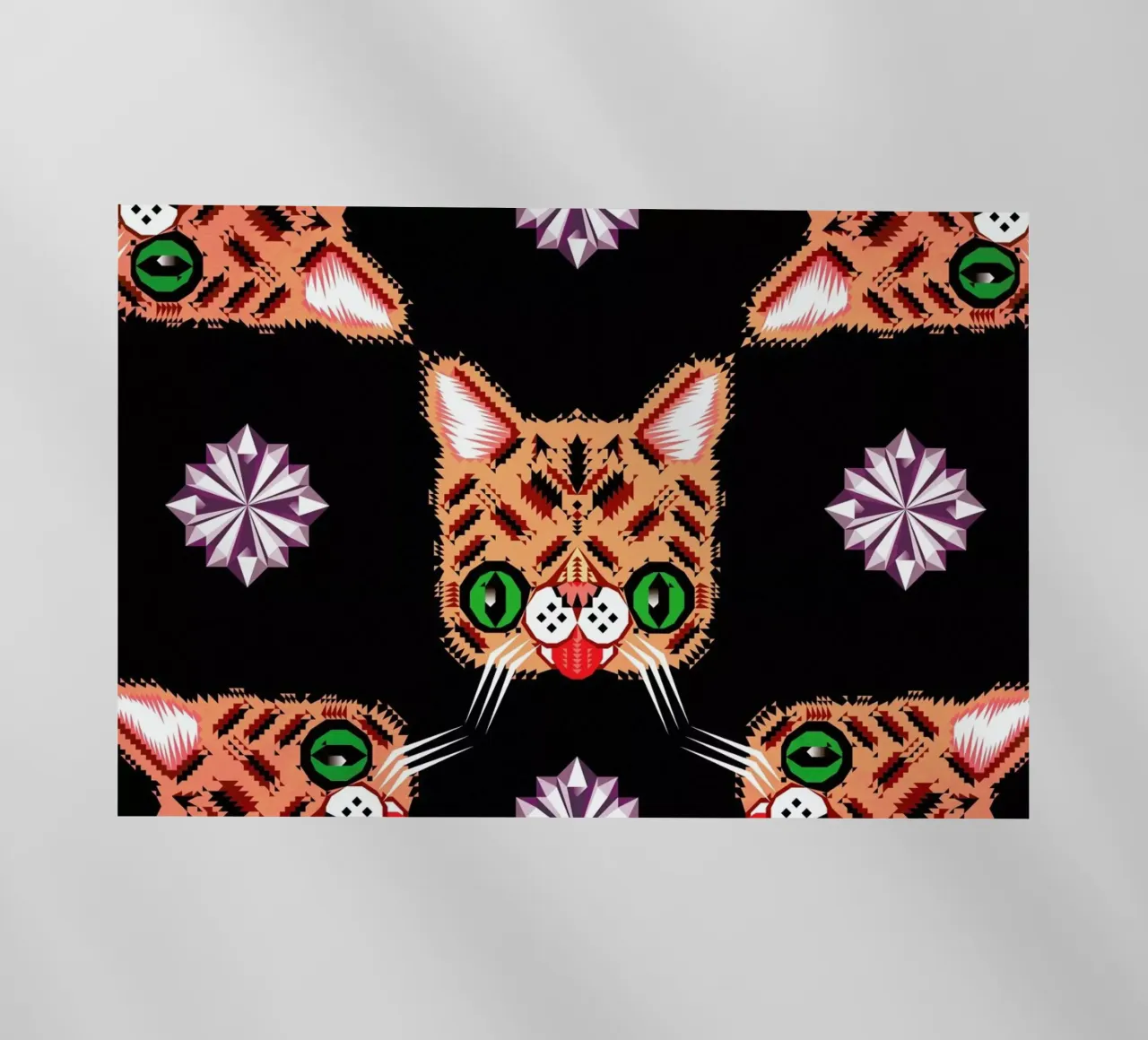 Lil Bub Pattern pellicola backlit da Chobopop