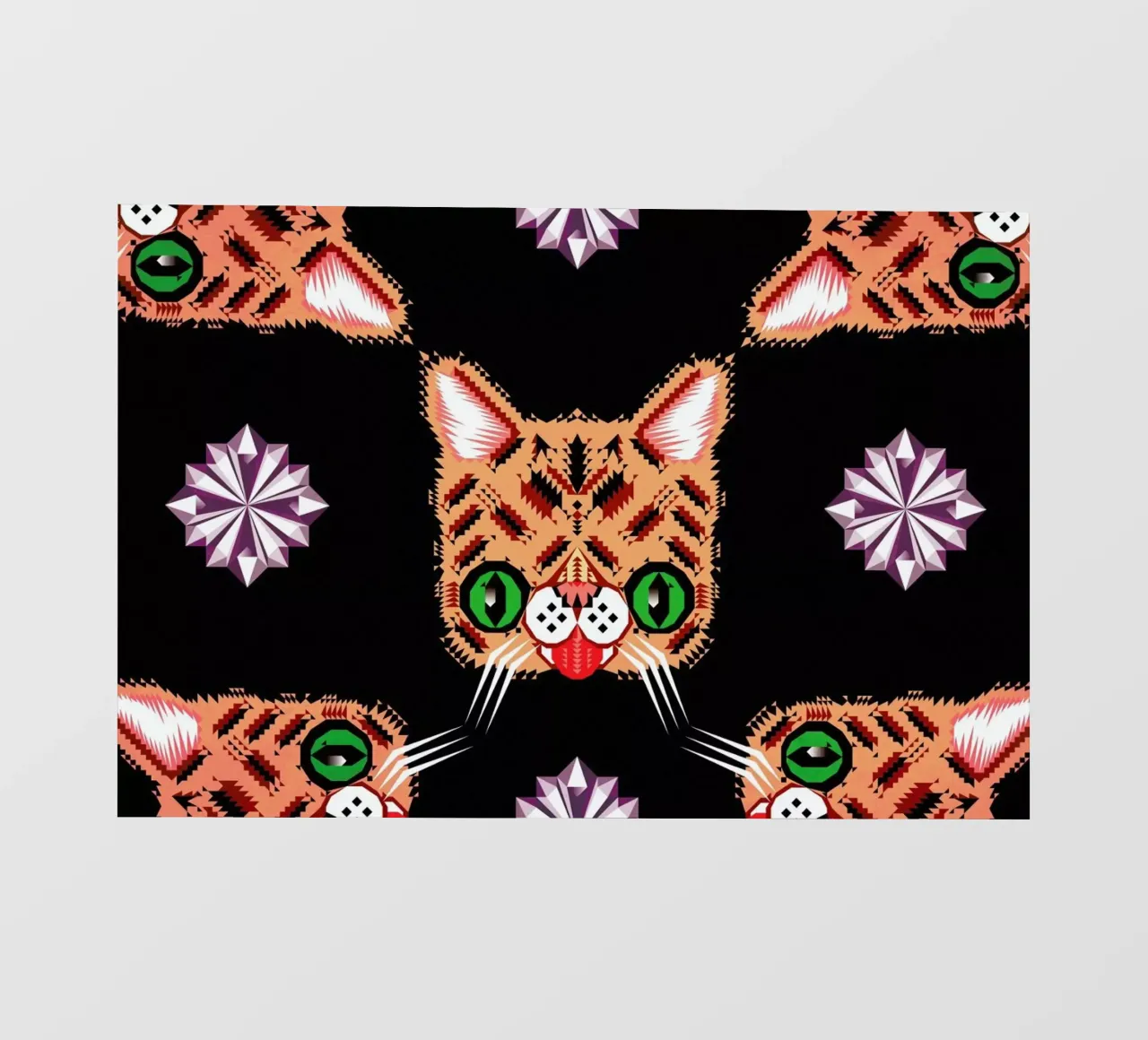 Lil Bub Pattern pellicola backlit da Chobopop