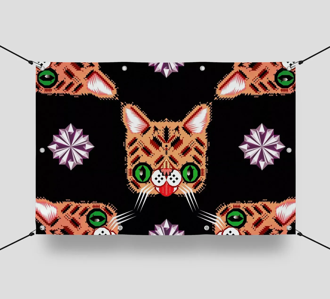 Lil Bub Pattern PVC Plane von Chobopop