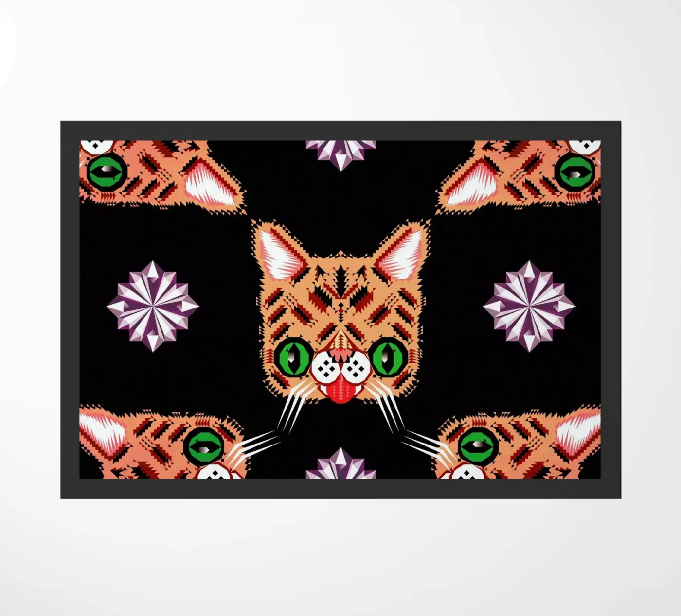 Lil Bub Pattern Fußmatte von Chobopop