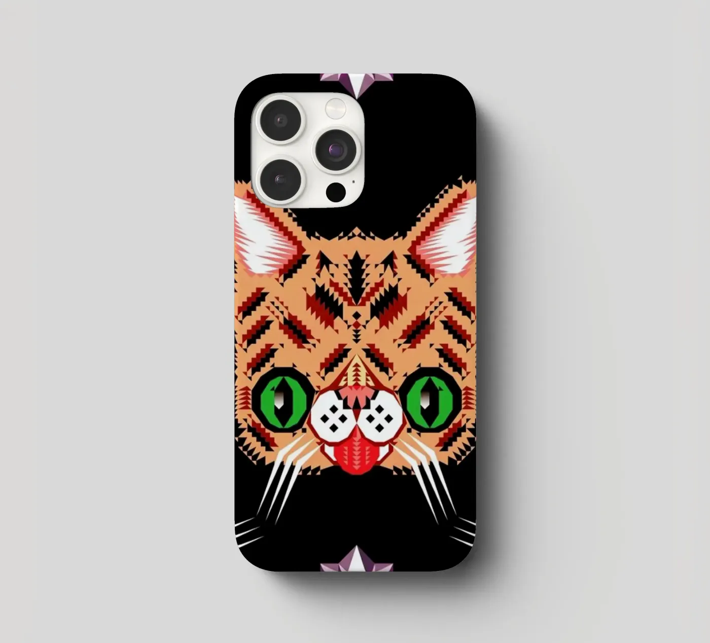 Lil Bub Pattern iphone case by Chobopop