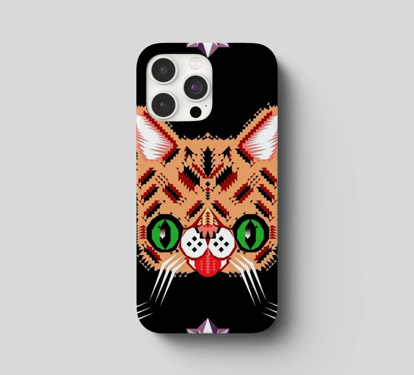 Lil Bub Pattern iphone case by Chobopop
