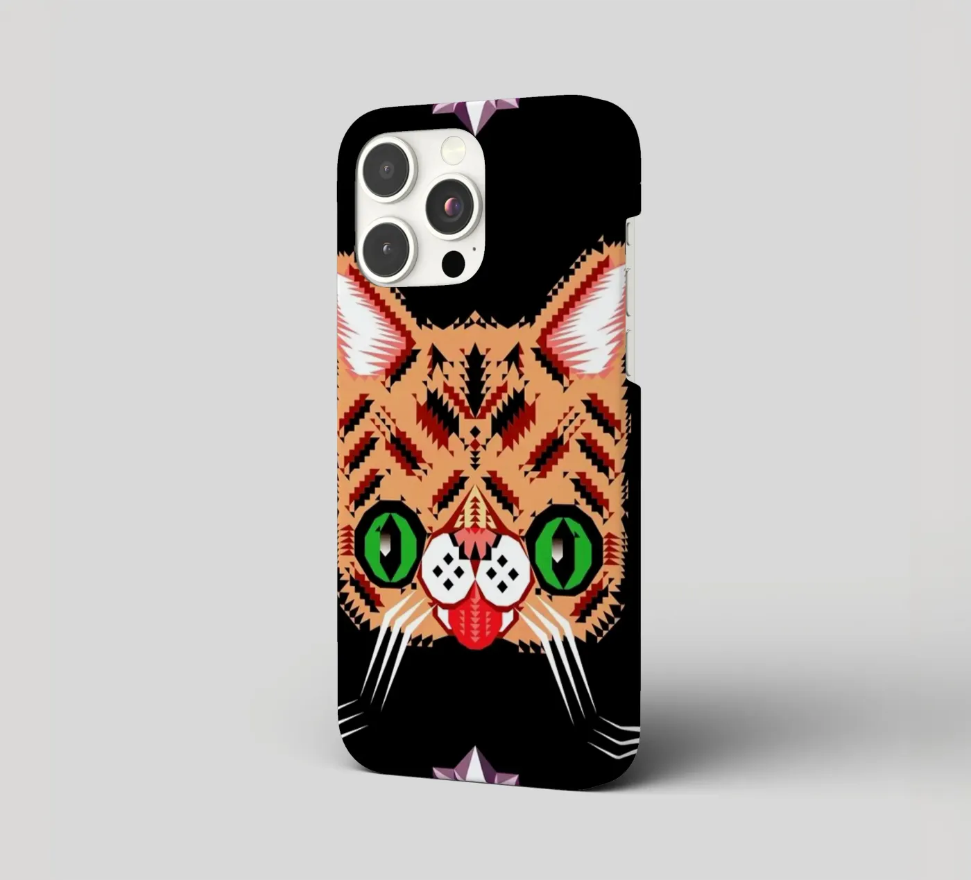 Lil Bub Pattern iphone case by Chobopop