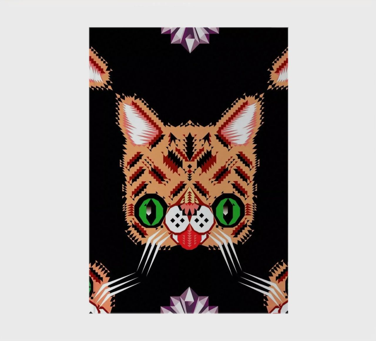 Lil Bub Pattern notebook by Chobopop