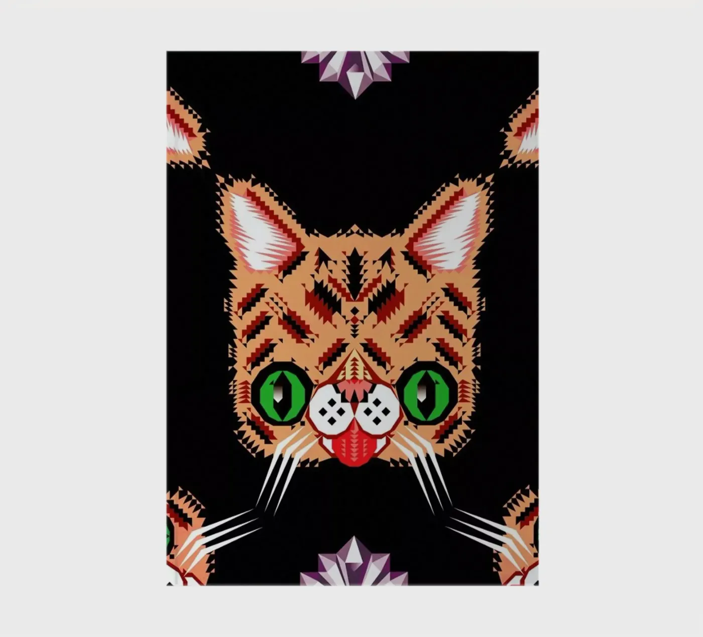Lil Bub Pattern Notizbuch von Chobopop