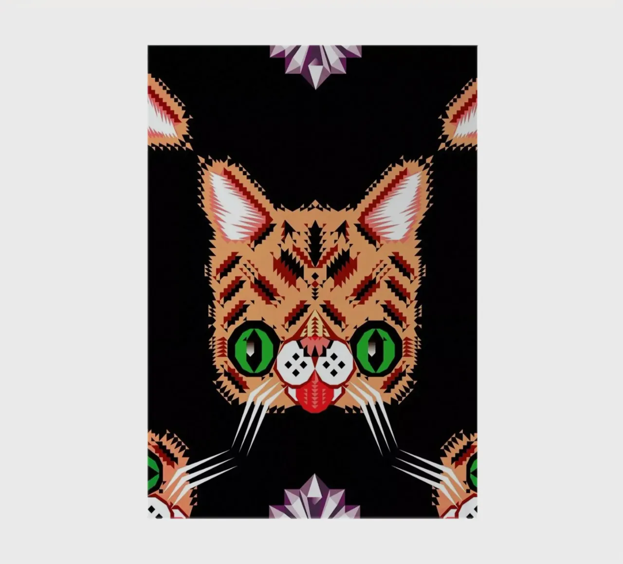 Lil Bub Pattern notebook by Chobopop