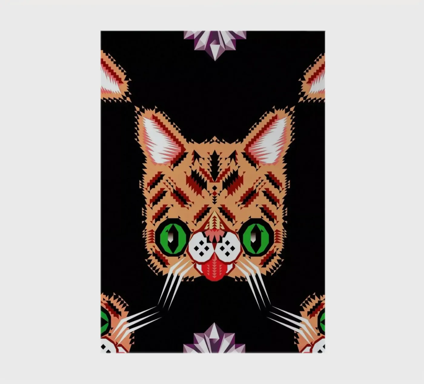 Lil Bub Pattern notebook by Chobopop