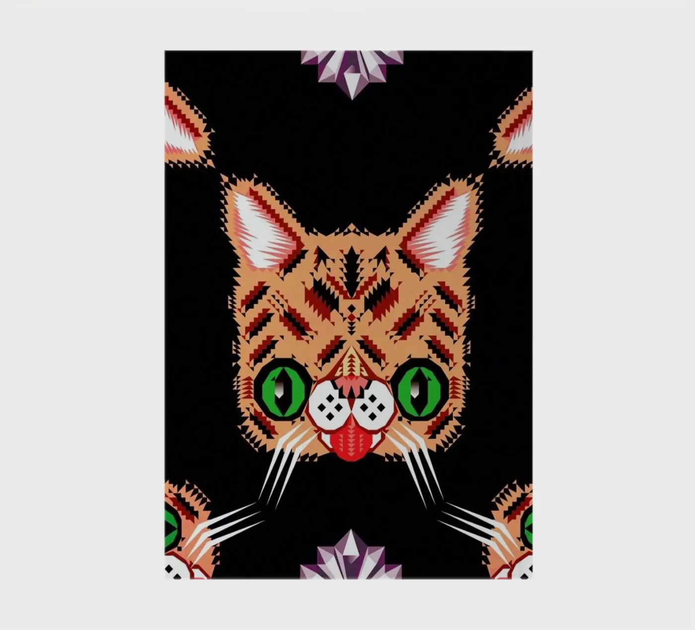 Lil Bub Pattern Notizbuch von Chobopop