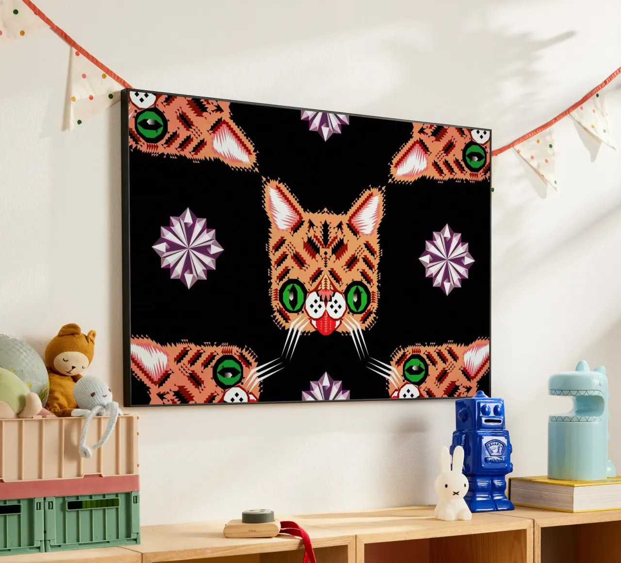 Lil Bub Pattern alluminio dibond da Chobopop