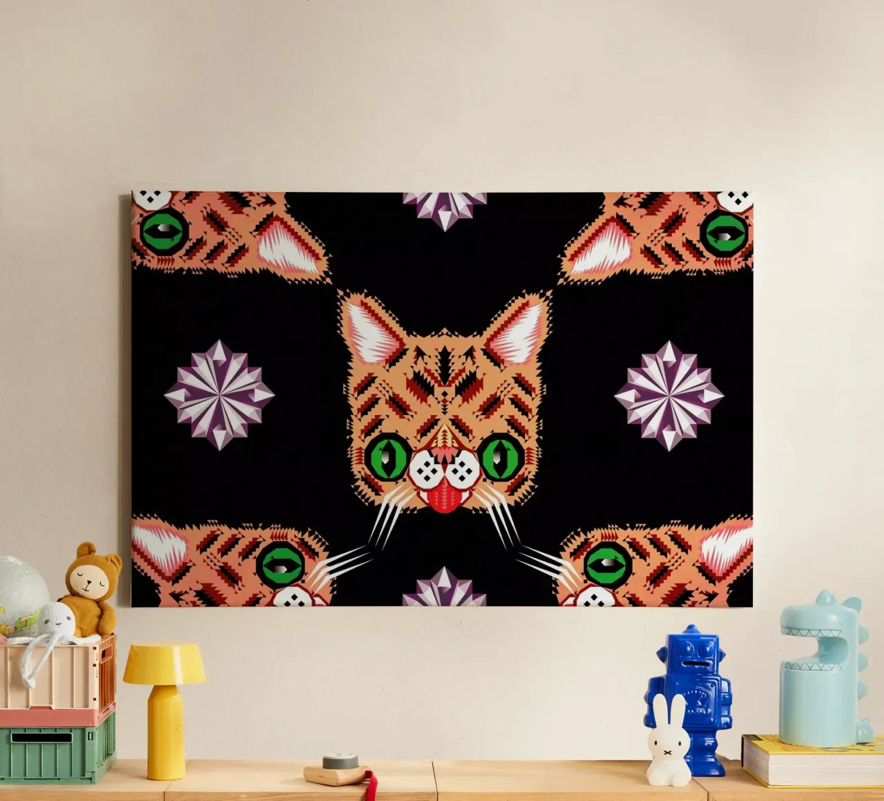 Lil Bub Pattern tela da Chobopop