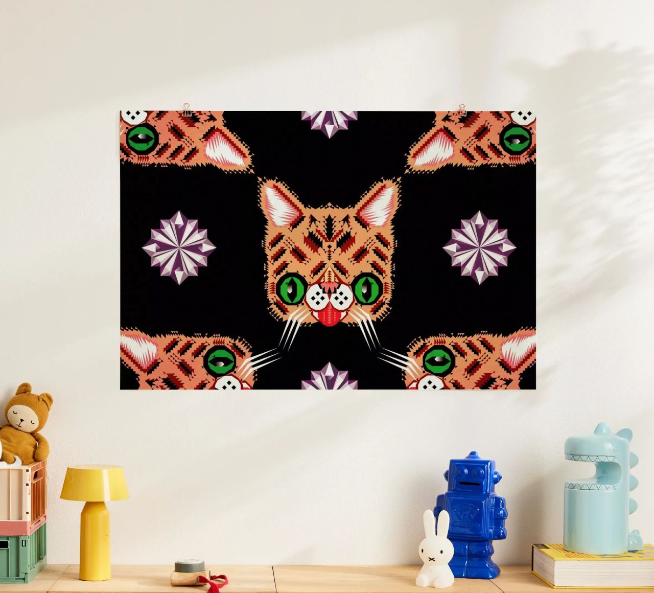 Lil Bub Pattern carta hahnemühle da Chobopop