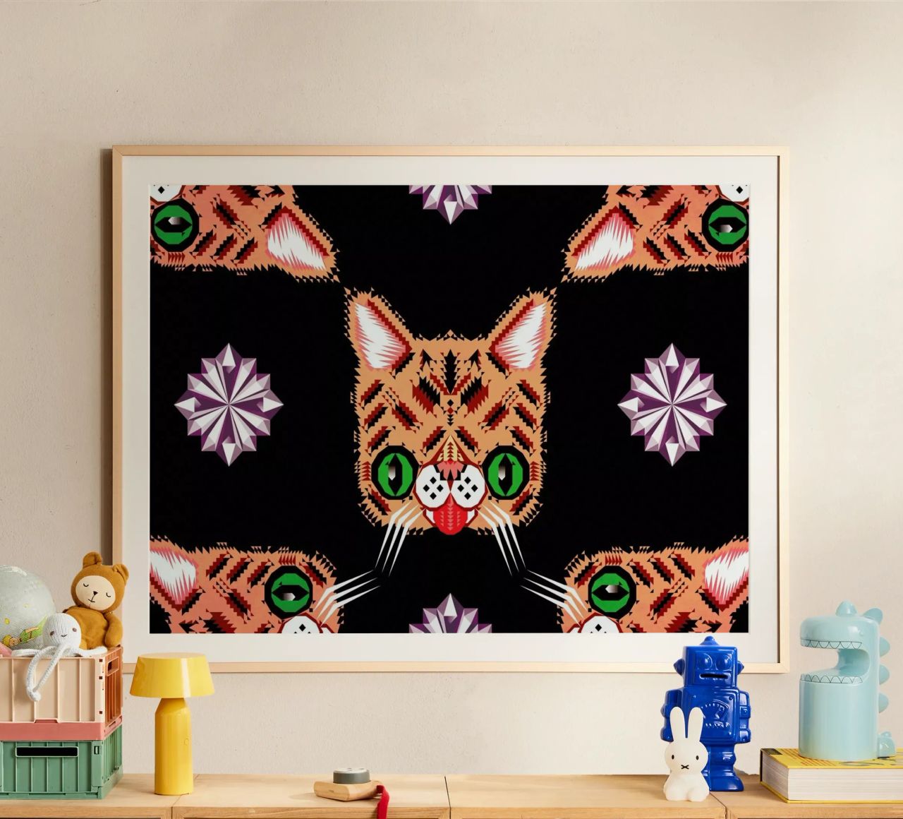 Lil Bub Pattern carta hahnemühle da Chobopop