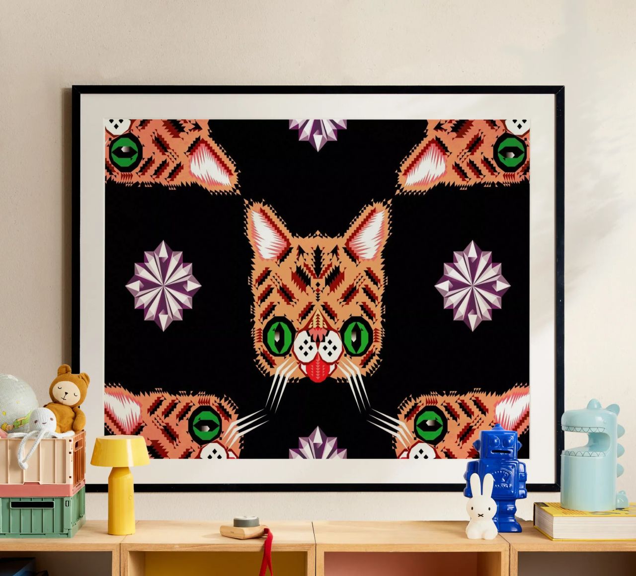 Lil Bub Pattern carta hahnemühle da Chobopop