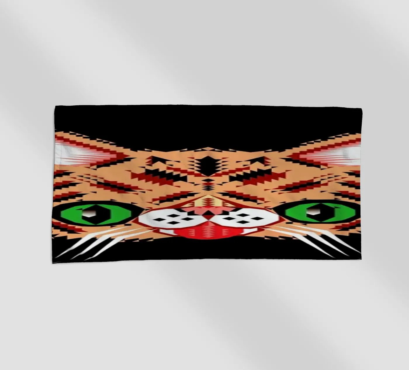 Lil Bub Pattern serviette de plage de Chobopop