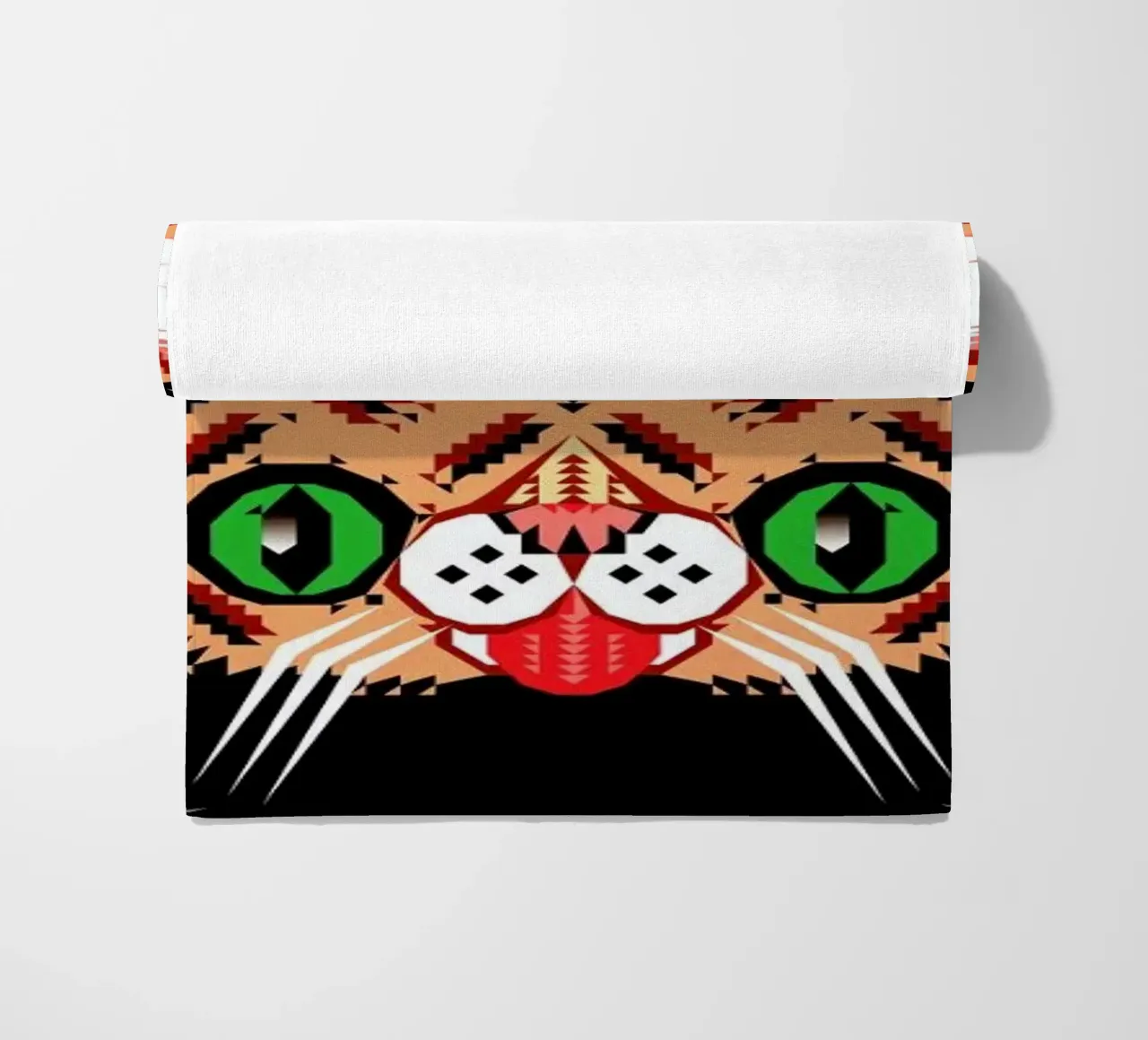 Lil Bub Pattern Strandtuch von Chobopop