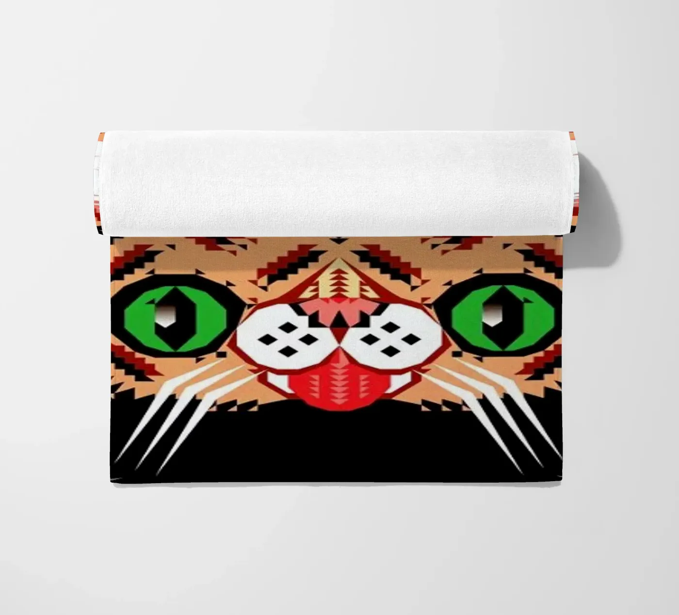 Lil Bub Pattern serviette de plage de Chobopop