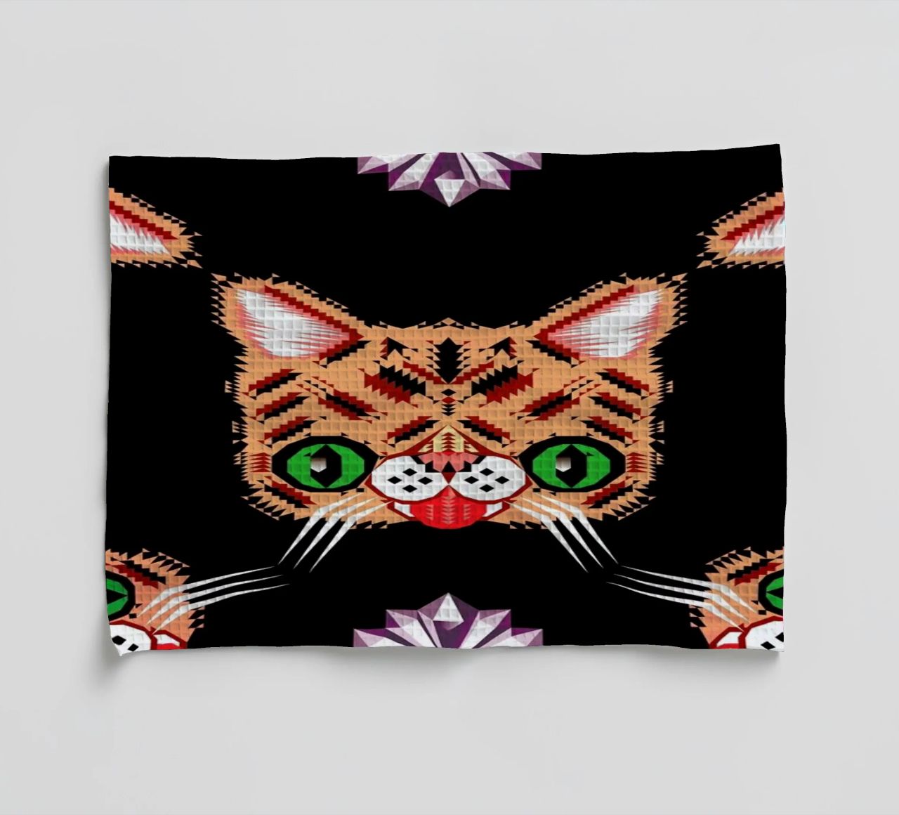 Lil Bub Pattern torchon de Chobopop
