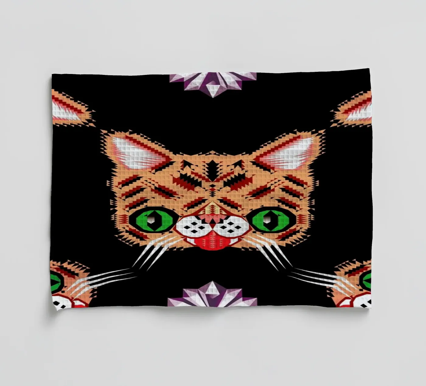 Lil Bub Pattern torchon de Chobopop
