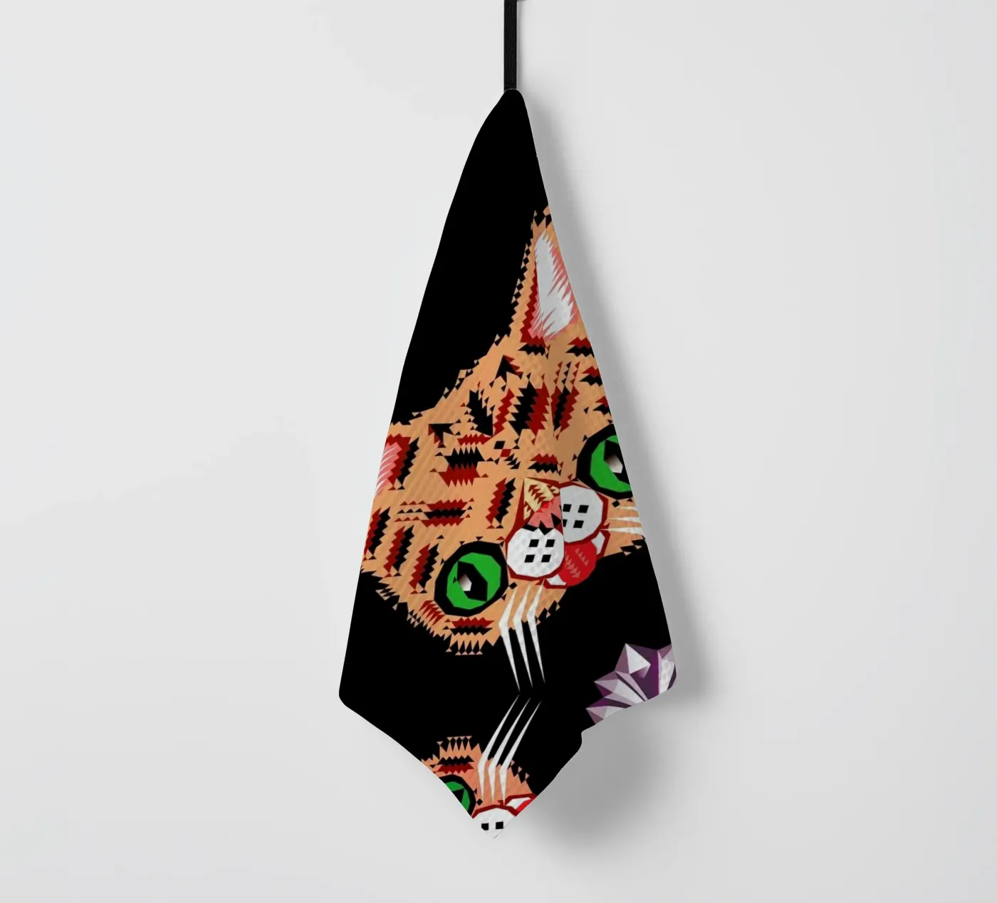 Lil Bub Pattern Geschirrtuch von Chobopop