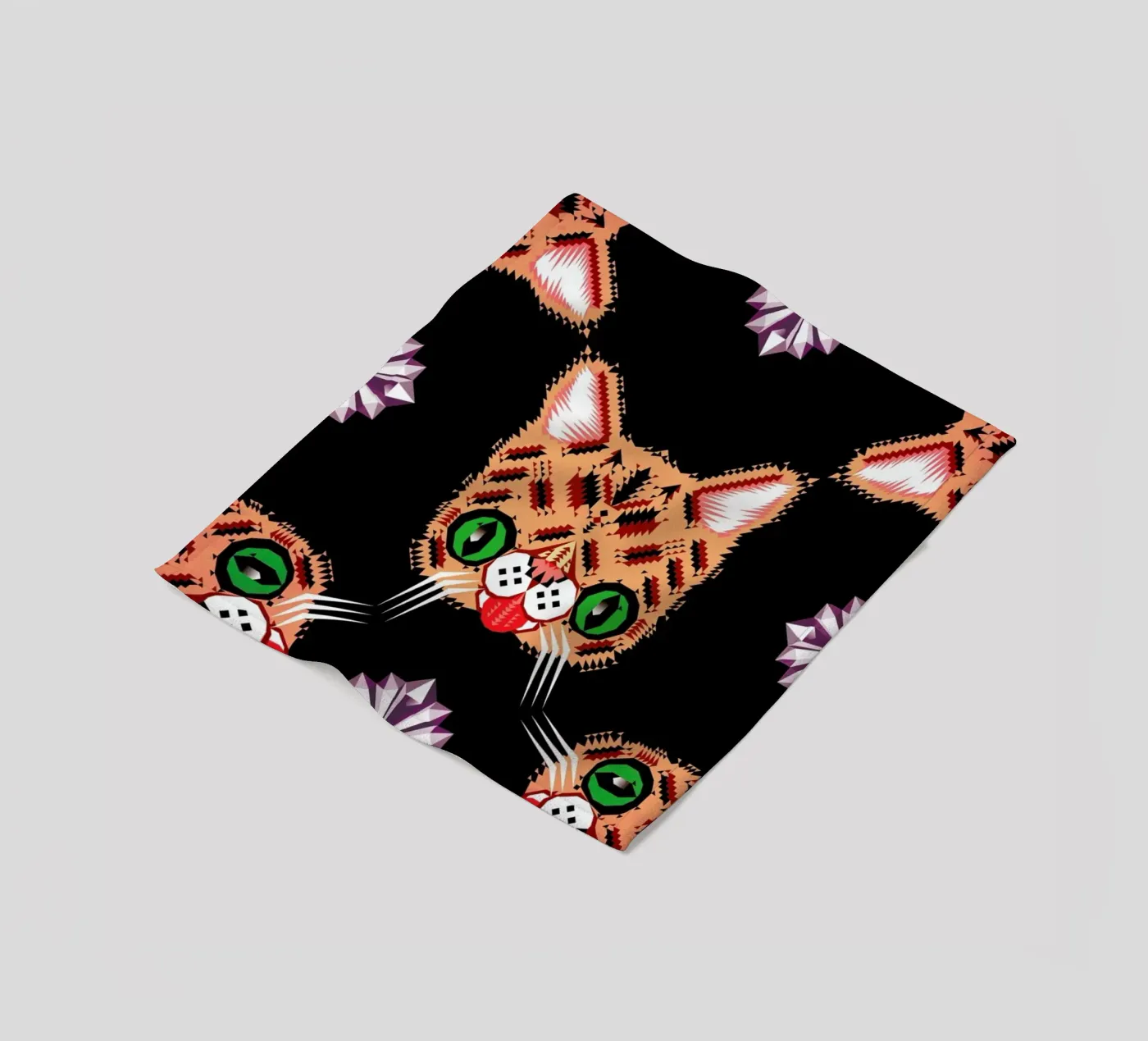 Lil Bub Pattern plaid polaire de Chobopop