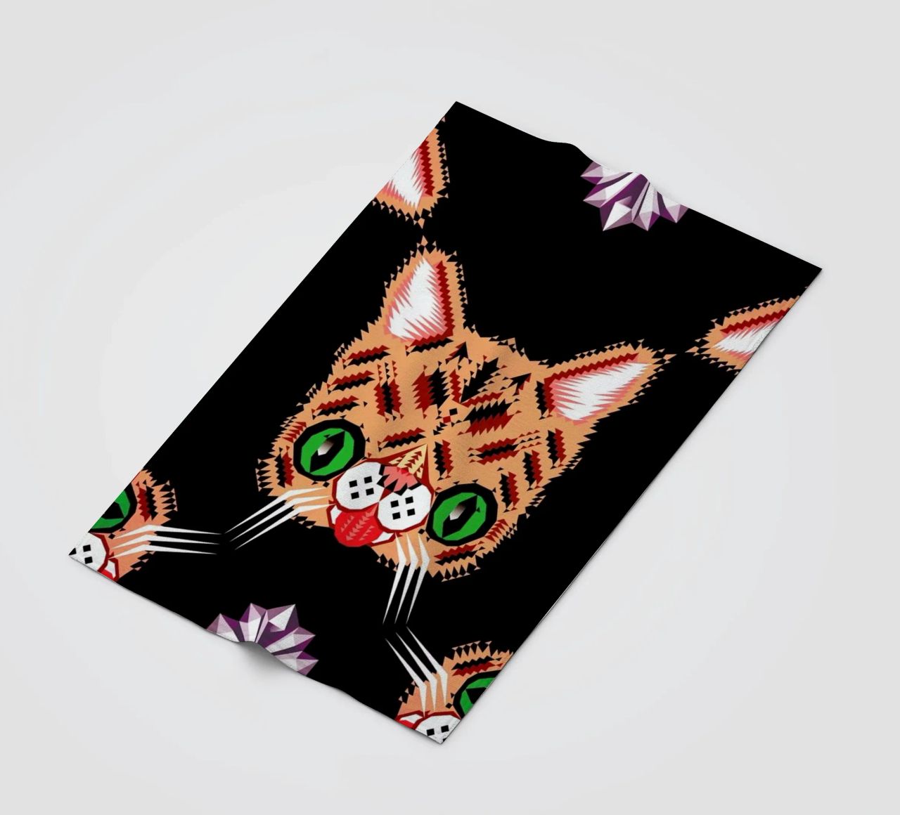 Lil Bub Pattern coperta in pile da Chobopop