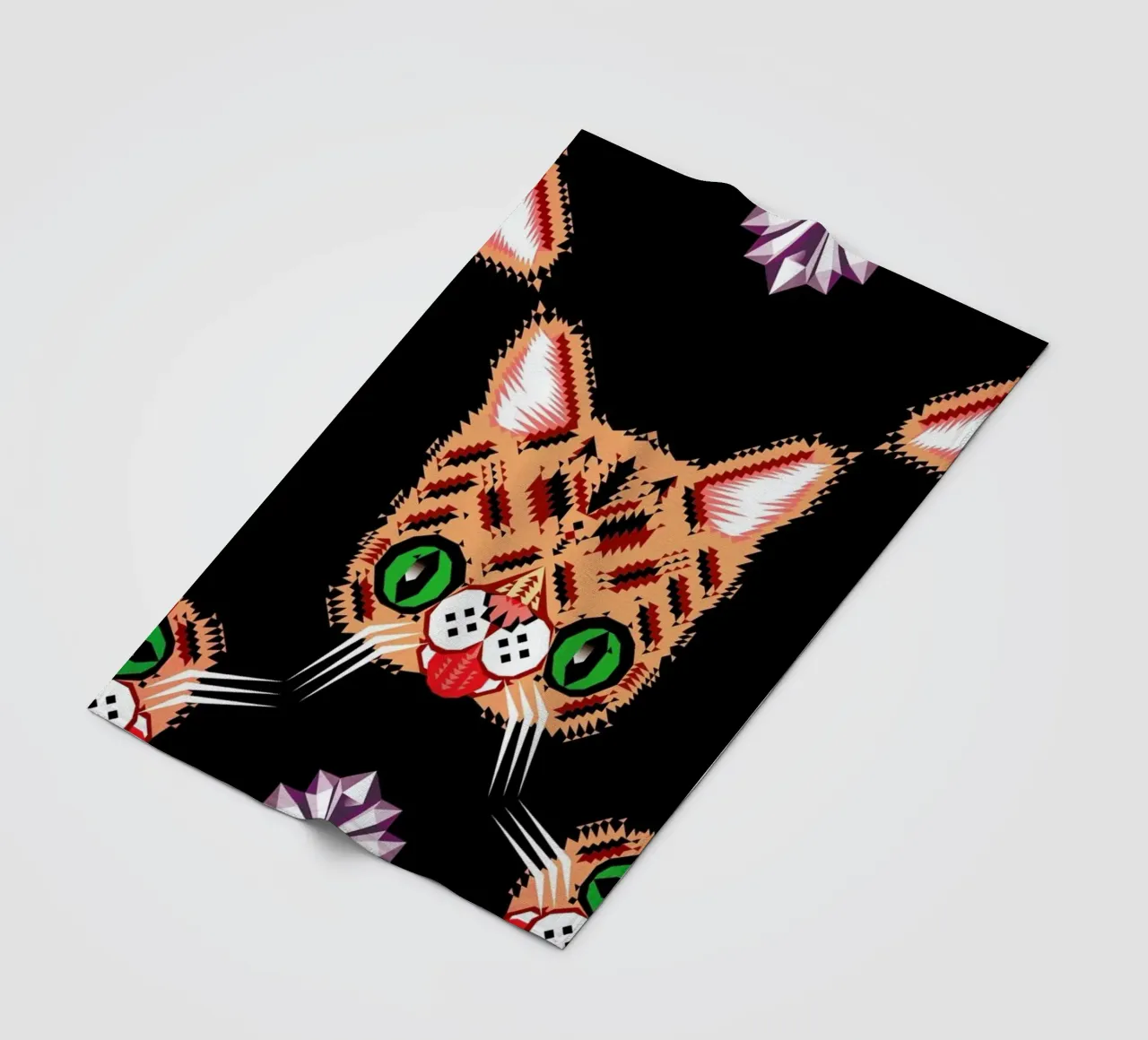 Lil Bub Pattern coperta in pile da Chobopop