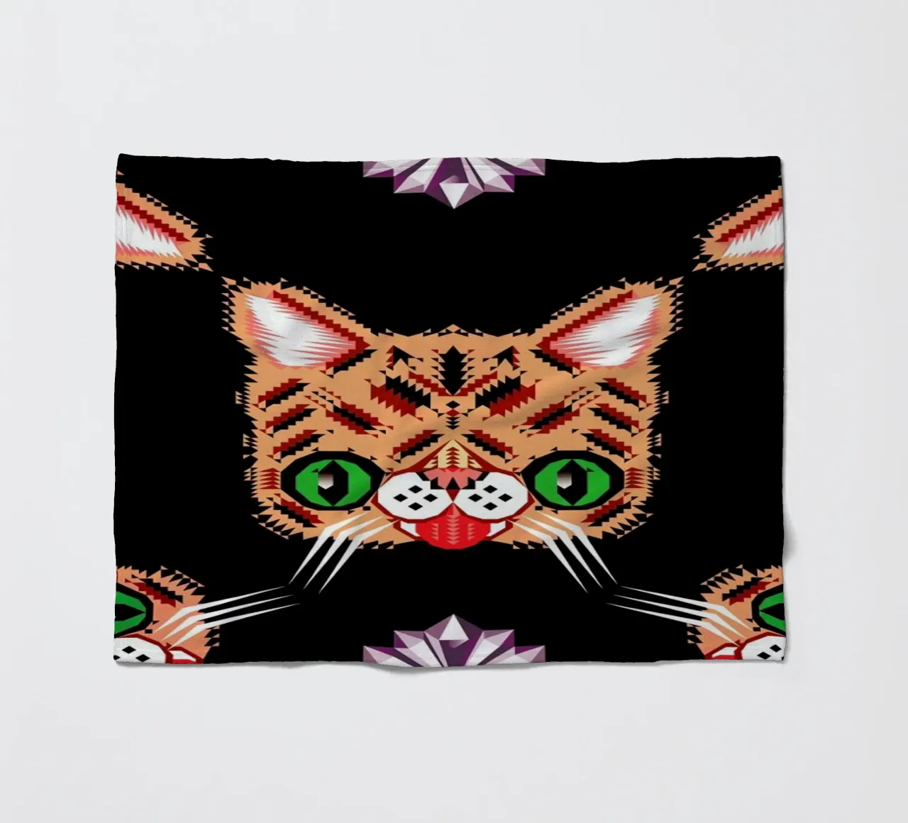 Lil Bub Pattern coperta in pile da Chobopop