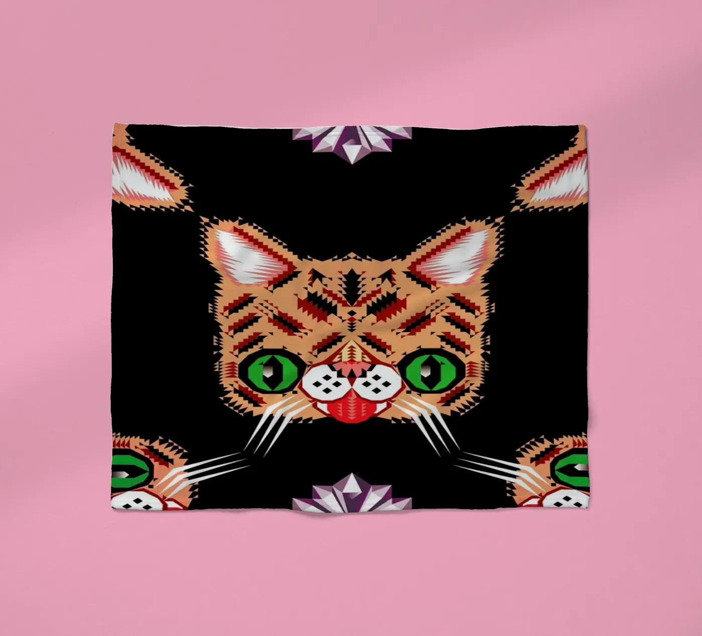 Lil Bub Pattern coperta in pile da Chobopop