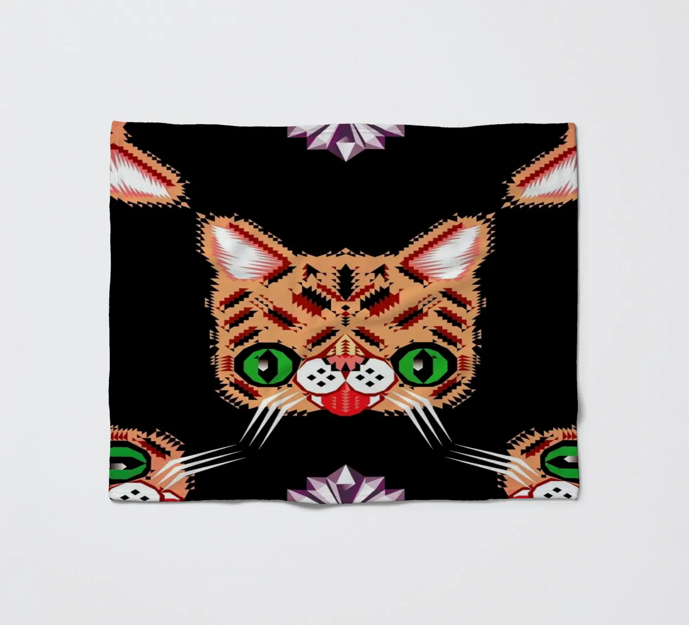 Lil Bub Pattern plaid polaire de Chobopop