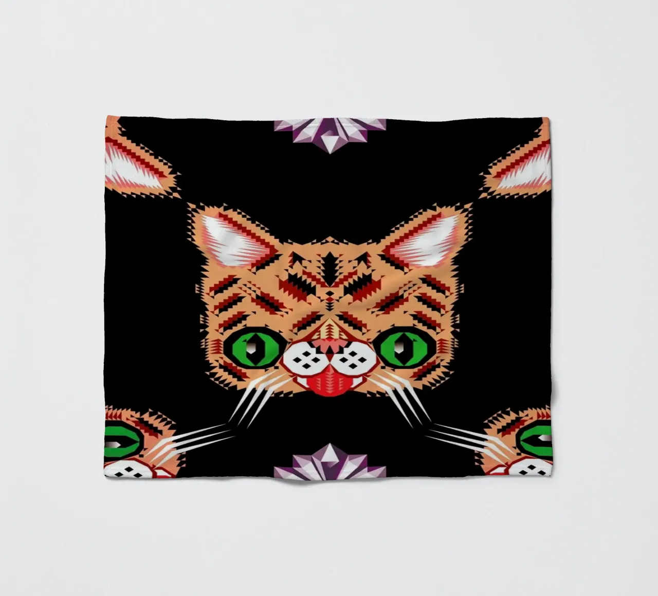 Lil Bub Pattern coperta in pile da Chobopop