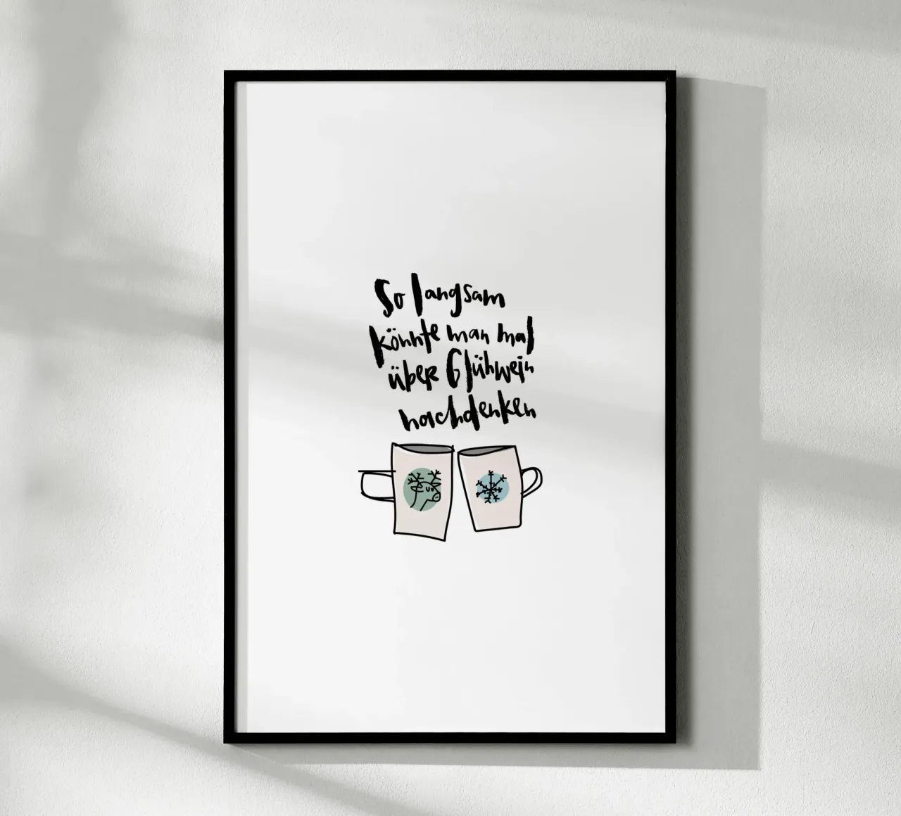 Glühwein poster da Brushmeetspaper