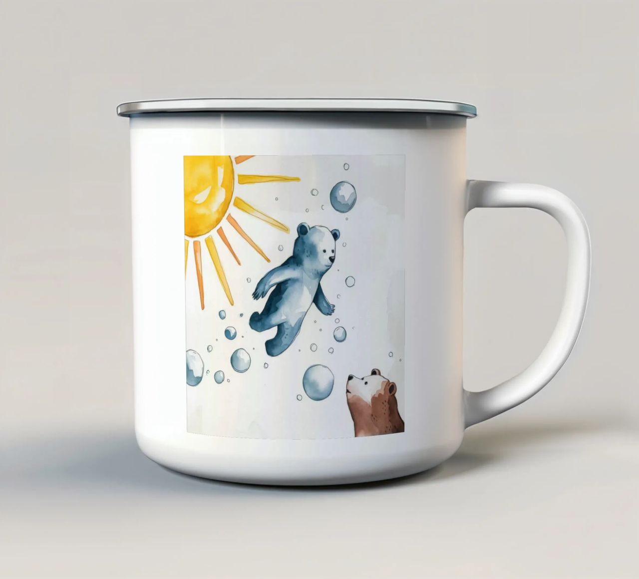 Immersione polare euforica tazza in smalto da Timeless Huse