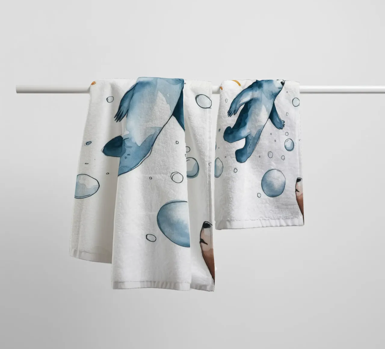 Immersione polare euforica asciugamano da bagno da Timeless Huse