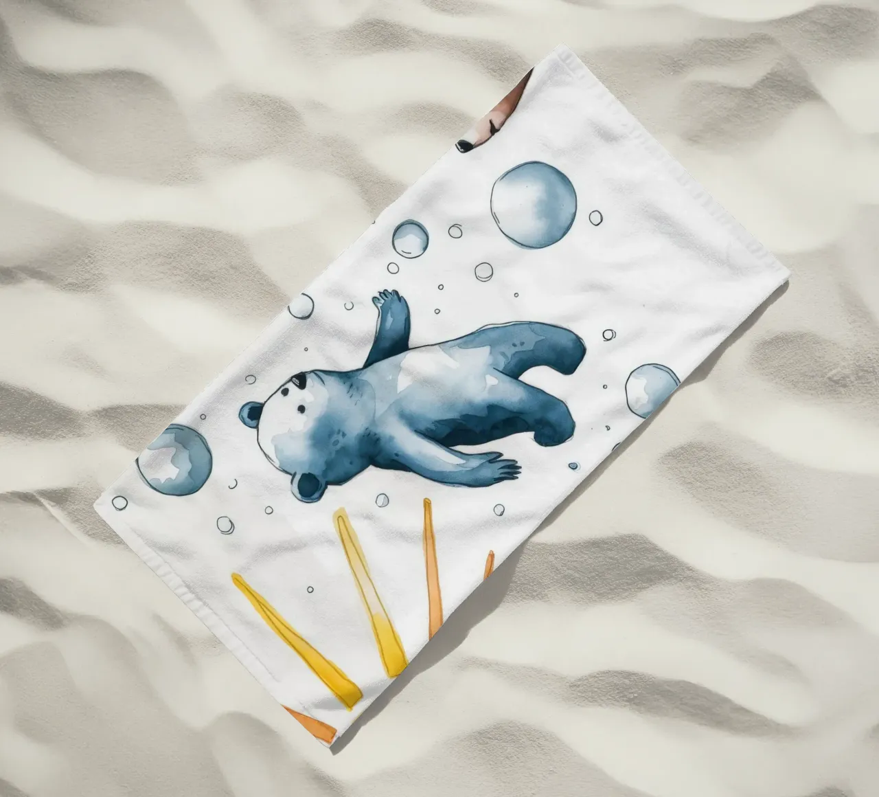 Immersione polare euforica telo mare da Timeless Huse